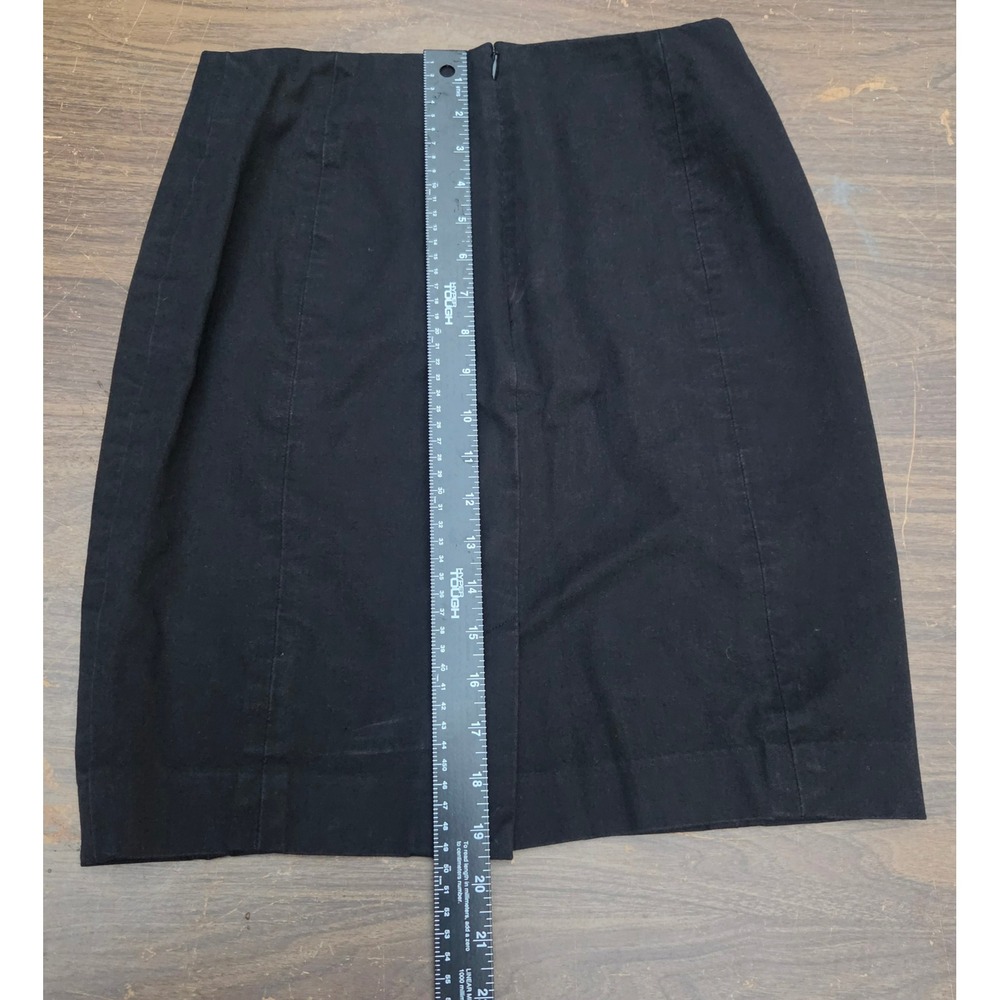 Banana Republic Pencil Skirt Womens 2 Black Excellent Solid Mini - Picture 6 of 6